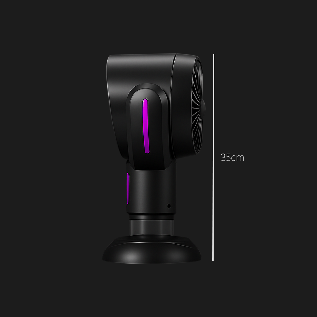 Smokless Purify noir – purificateur anti-fumée compact et portable
